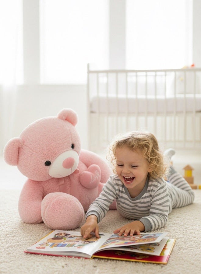 Toyland دب تيدي عملاق 130 سم لعبة قماشية ناعمة - Image 3